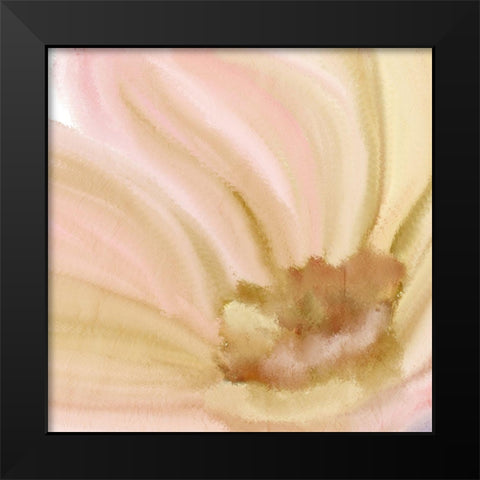 Gold Center 1 Black Modern Wood Framed Art Print by Kimberly, Allen