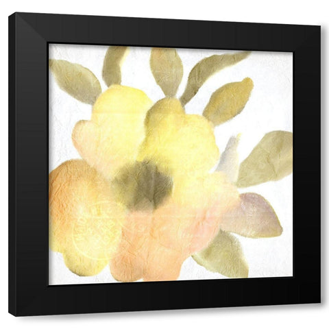 Summer Blooms 1 Black Modern Wood Framed Art Print by Kimberly, Allen