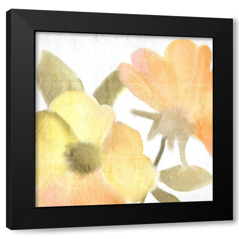 Summer Blooms 2 Black Modern Wood Framed Art Print with Double Matting by Kimberly, Allen