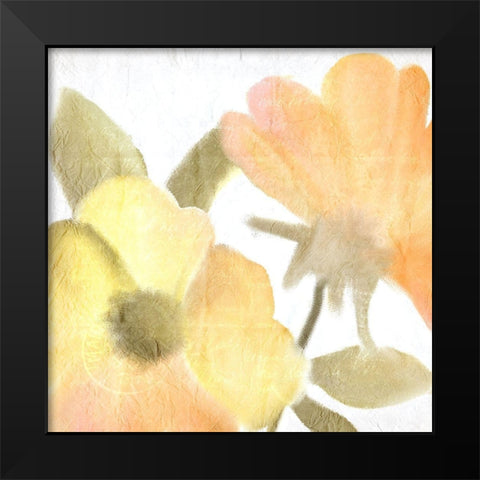 Summer Blooms 2 Black Modern Wood Framed Art Print by Kimberly, Allen
