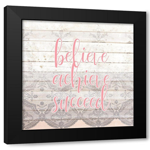 Always Believe 2 Black Modern Wood Framed Art Print with Double Matting by Kimberly, Allen