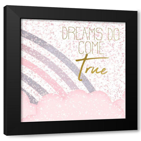 Somewhere Over the Rainbow 3 Black Modern Wood Framed Art Print by Kimberly, Allen