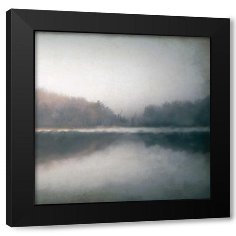 Cloudy Lake Black Modern Wood Framed Art Print by Allen, Kimberly