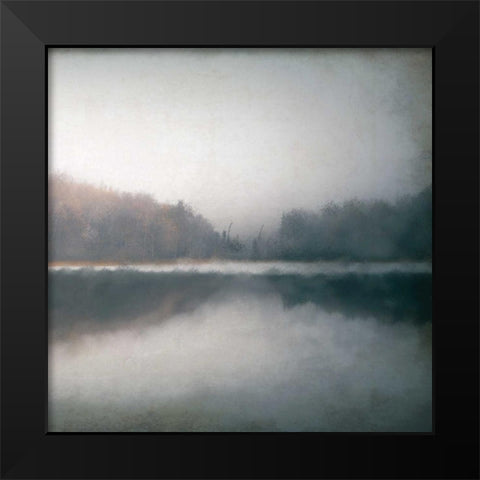 Cloudy Lake Black Modern Wood Framed Art Print by Allen, Kimberly