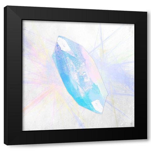 Crystal 1 Black Modern Wood Framed Art Print by Kimberly, Allen