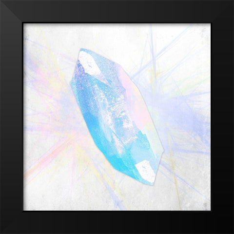 Crystal 1 Black Modern Wood Framed Art Print by Kimberly, Allen