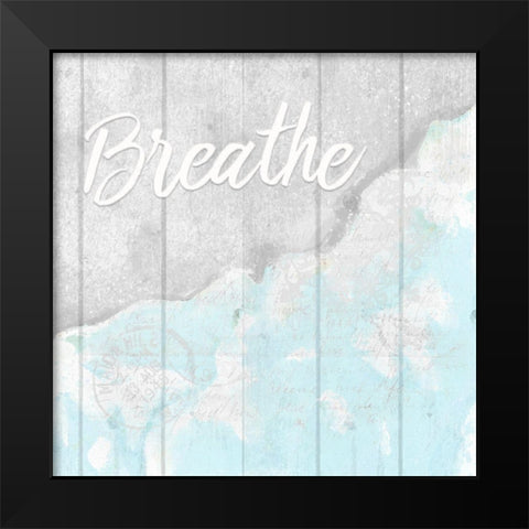 Seaside 3 Black Modern Wood Framed Art Print by Kimberly, Allen