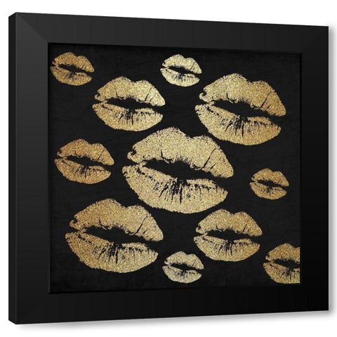 My Heart is in Paris 3 Black Modern Wood Framed Art Print by Kimberly, Allen