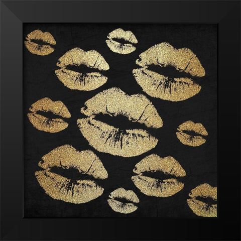 My Heart is in Paris 3 Black Modern Wood Framed Art Print by Kimberly, Allen