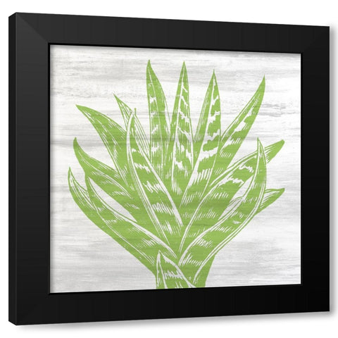 Tones of Color 1 Black Modern Wood Framed Art Print with Double Matting by Kimberly, Allen