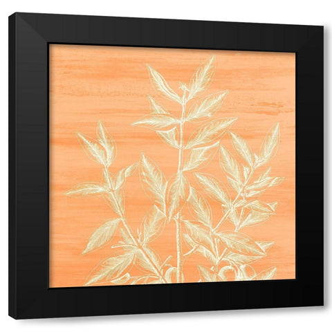 Botanical Bright 4 Black Modern Wood Framed Art Print by Kimberly, Allen