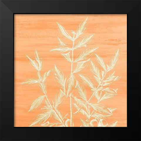 Botanical Bright 4 Black Modern Wood Framed Art Print by Kimberly, Allen