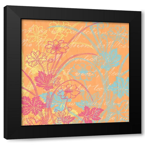 Spring Day Colors 1 Black Modern Wood Framed Art Print by Kimberly, Allen