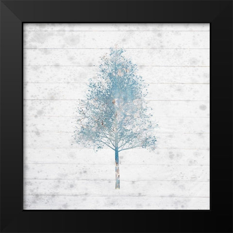 Watercolor Trees 2 Black Modern Wood Framed Art Print by Kimberly, Allen
