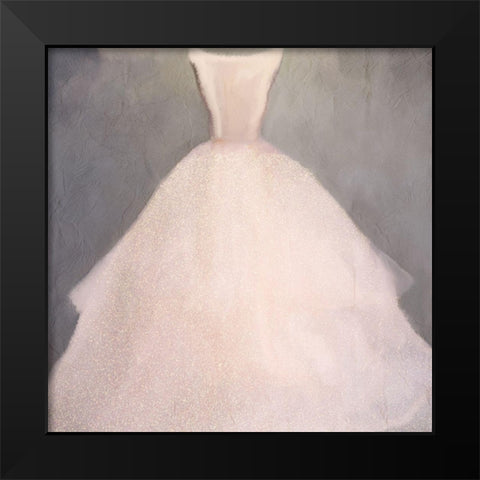 Dressed UP Black Modern Wood Framed Art Print by Kimberly, Allen