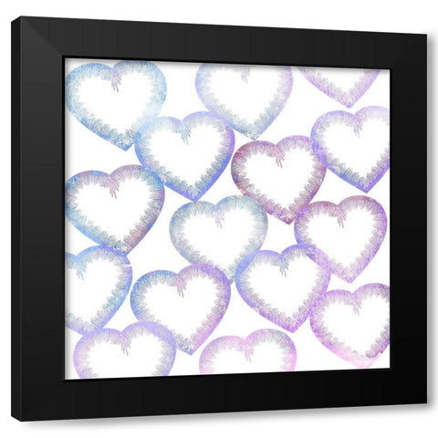 Love Yourself 2 Black Modern Wood Framed Art Print by Kimberly, Allen
