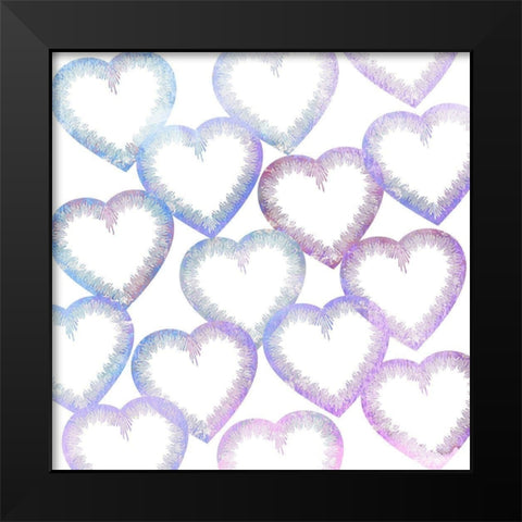 Love Yourself 2 Black Modern Wood Framed Art Print by Kimberly, Allen