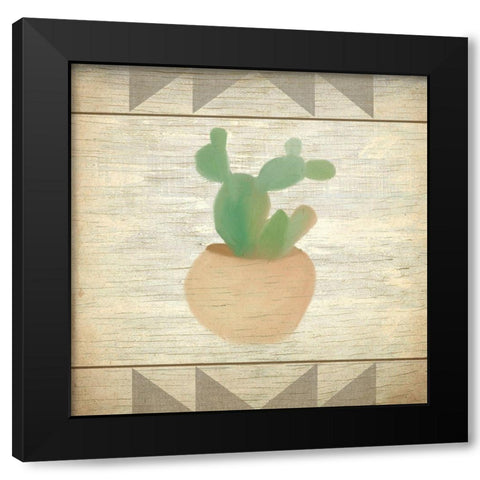 Cactus 1 Black Modern Wood Framed Art Print by Kimberly, Allen