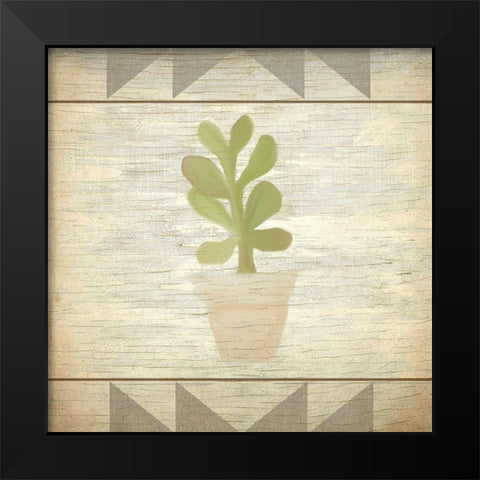 Cactus 2 Black Modern Wood Framed Art Print by Kimberly, Allen