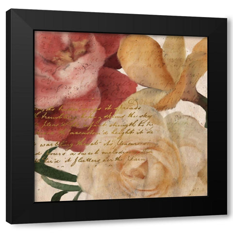 Fall Blooming 2 Black Modern Wood Framed Art Print with Double Matting by Kimberly, Allen