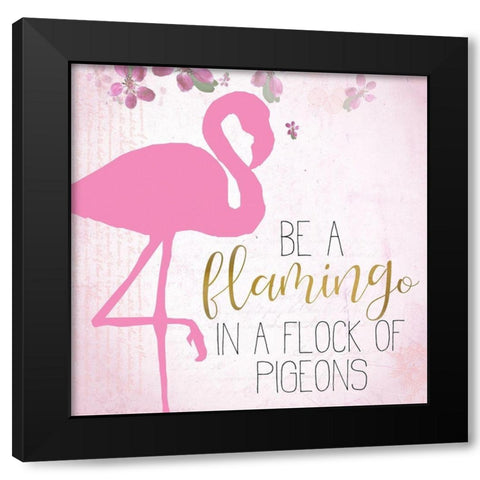 Stand Tall 1 Black Modern Wood Framed Art Print by Kimberly, Allen