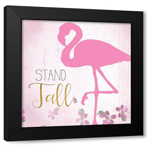 Stand Tall 2 Black Modern Wood Framed Art Print by Kimberly, Allen
