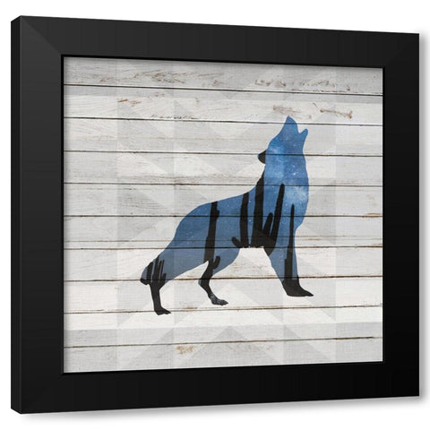 Wilderness 1 Black Modern Wood Framed Art Print by Kimberly, Allen