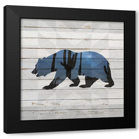 Wilderness 2 Black Modern Wood Framed Art Print by Kimberly, Allen