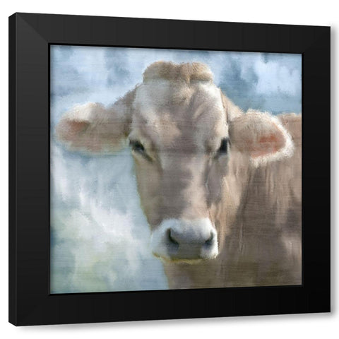 Bessie Black Modern Wood Framed Art Print by Kimberly, Allen