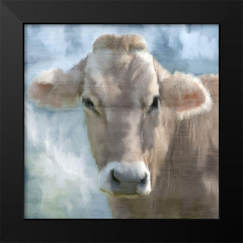 Bessie Black Modern Wood Framed Art Print by Kimberly, Allen