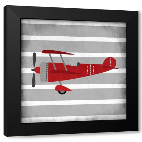 In Red 2 Black Modern Wood Framed Art Print by Kimberly, Allen
