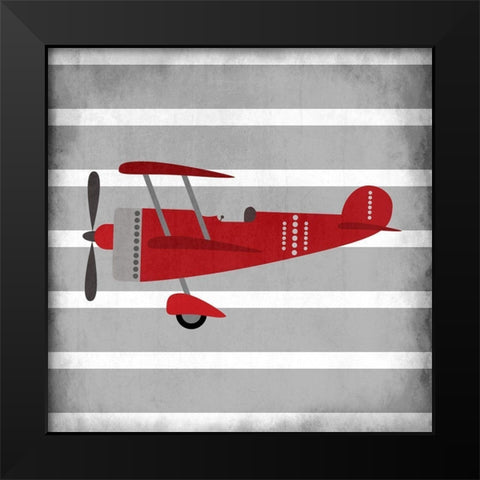 In Red 2 Black Modern Wood Framed Art Print by Kimberly, Allen