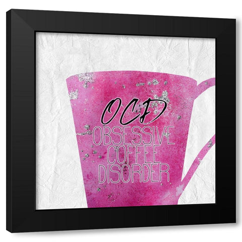 Coffee  Days 13 Black Modern Wood Framed Art Print by Kimberly, Allen