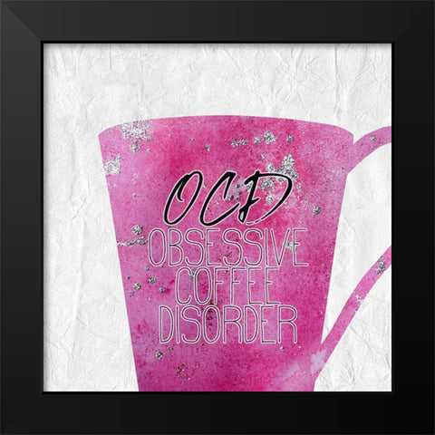 Coffee  Days 13 Black Modern Wood Framed Art Print by Kimberly, Allen