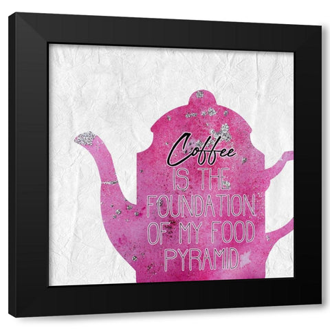 Coffee  Days 17 Black Modern Wood Framed Art Print with Double Matting by Kimberly, Allen