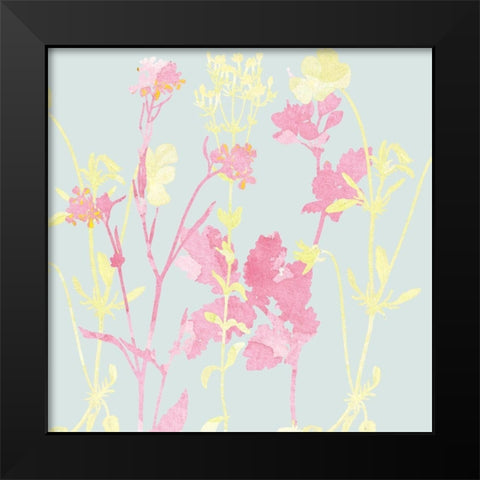 Sunshine Pink 1 Black Modern Wood Framed Art Print by Kimberly, Allen