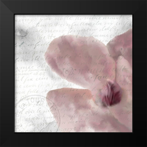 Magnolia Bloom 2 Black Modern Wood Framed Art Print by Kimberly, Allen