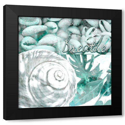 Seaside 4 Black Modern Wood Framed Art Print by Kimberly, Allen