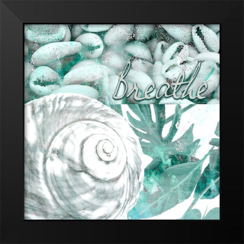 Seaside 4 Black Modern Wood Framed Art Print by Kimberly, Allen