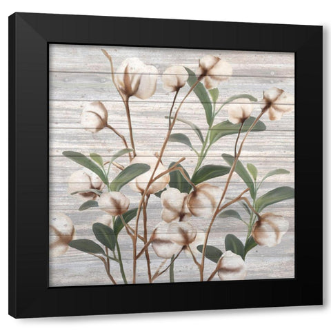 Cotton Days 3 Black Modern Wood Framed Art Print by Kimberly, Allen