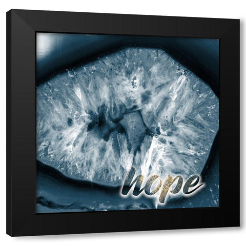 Agate 3 Black Modern Wood Framed Art Print by Kimberly, Allen