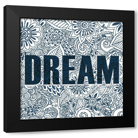 Dreaming 1 Black Modern Wood Framed Art Print by Kimberly, Allen