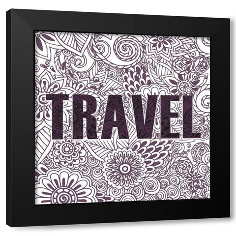 Dreaming 2 Black Modern Wood Framed Art Print by Kimberly, Allen
