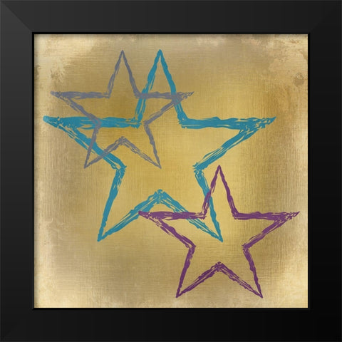 In the Stars 2 Black Modern Wood Framed Art Print by Kimberly, Allen