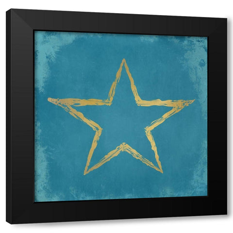 In the Stars 3 Black Modern Wood Framed Art Print with Double Matting by Kimberly, Allen