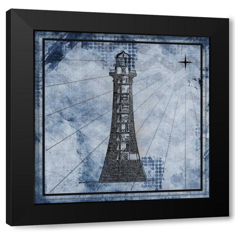 Nautical 2 Black Modern Wood Framed Art Print by Allen, Kimberly