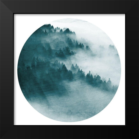 In the Forest 2 Black Modern Wood Framed Art Print by Kimberly, Allen