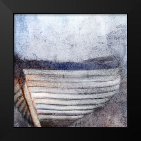 Beached Black Modern Wood Framed Art Print by Kimberly, Allen