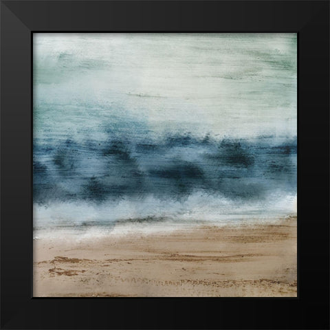 At the Sea Black Modern Wood Framed Art Print by Kimberly, Allen