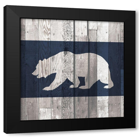Wildlife 1 Black Modern Wood Framed Art Print by Kimberly, Allen